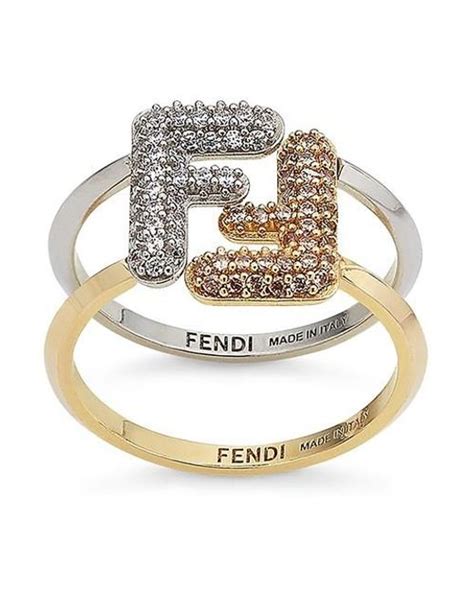 fendi ring - ff|Fendi ring design.